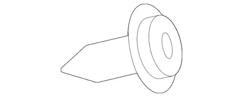 Spreader rivet 95561862500 PORSCHE