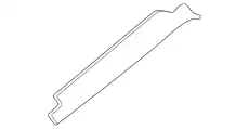 Window aperture seal 992837480C PORSCHE