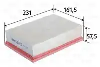 Фильтр воздушный VALEO 585439