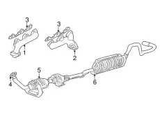 Прокладка коллектора FORD F87Z-9448-AA