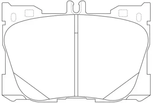 Тормозные колодки дисковые FIT FP1871
