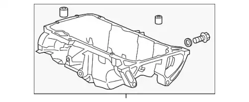 Поддон картера двигателя HONDA 112005K0A00