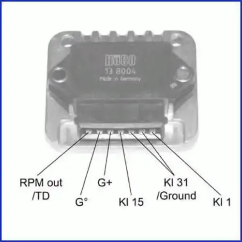 Катушка зажигания HUCO 13 8004