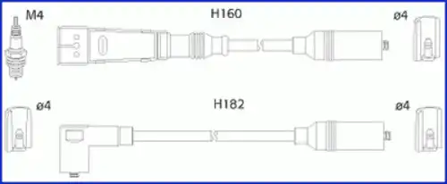 комплект проводов 134706 HUCO