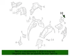 Attachment bars primed 9J1814517YGRV PORSCHE