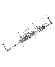 Рулевая рейка CHRYSLER 4584571AB