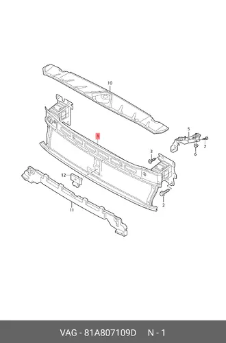 TRAEGER 81A807109D VAG
