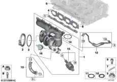 Уплотнение выпускного коллектора 11628642774 MINI