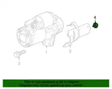 BOLT,STRTR SHLD(8.913) 11609376 GMC