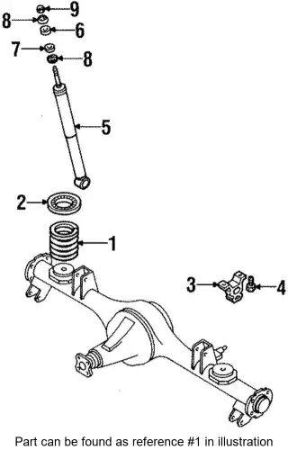 SPRING, COIL,RR SUSP 8-97303-566-2 ISUZU