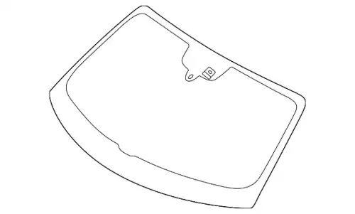 WINDSCREEN not pretreated 9J1845099ADNVB PORSCHE
