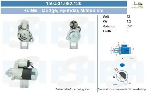 Стартер CV PSH 150.531.082.130
