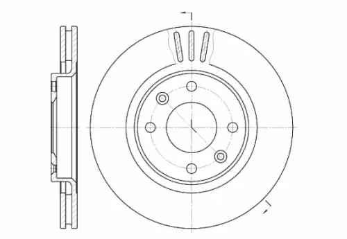 Тормозной диск NB017140V04F NEW BLOX