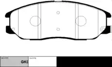 Тормозные колодки дисковые CTR GK0534
