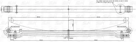Рессора подвески S&K SK-2950031-01
