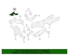 BRACKET,RR SUSP CONT ARM 15783029 PONTIAC