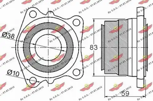 Ступица AUTOKIT 01.97173