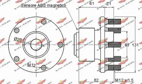 Ступица AUTOKIT 01.97535