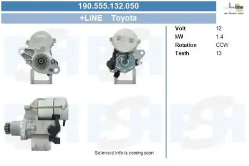 Стартер CV PSH 190.555.132.050