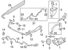 Насос гидроусилителя руля VAG 970347049AX