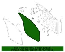 УПЛОТНИТЕЛЬ ДВЕРИ 9Y0837911 VAG