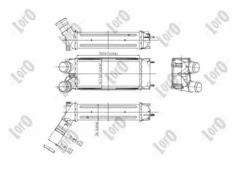 Интеркулер ABAKUS 009-018-0009