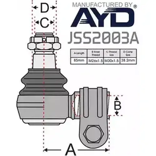 Рулевой наконечник JURATEK JSS2003A
