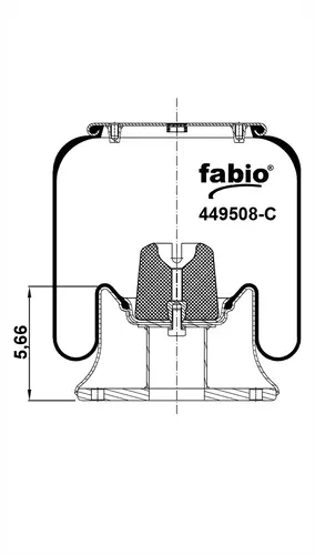 Пневморессора FABIO 449508C