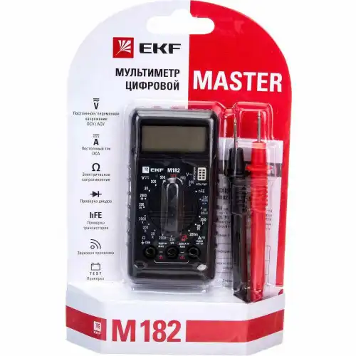 EKF Мультиметр цифровой M182 Master 5700927