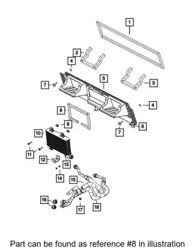 SEAL 68443846AA CHRYSLER