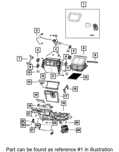 SEAL KIT 68309389AA CHRYSLER
