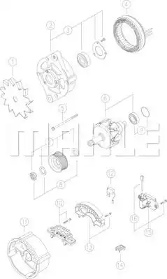 Генератор MAHLE MG 149