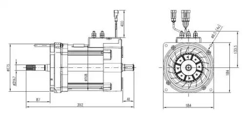 Электромотор MM 439 MAHLE