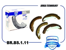 Тормозные колодки барабанные BRAVE BR.BS.1.11