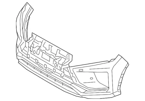 НАКЛАДКА ПЕРЕДН. БАМПЕРА 6400K657 MITSUBISHI