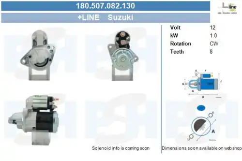 Стартер CV PSH 180.507.082.130