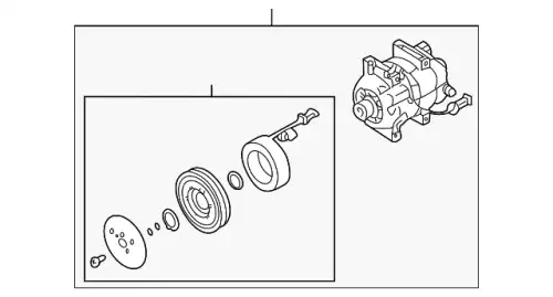 компрессор кондиционера Audi 8D0260805D VAG
