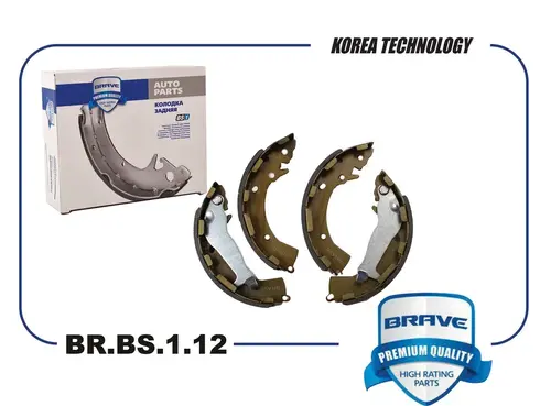 Тормозные колодки дисковые BRAVE BR.BS.1.12