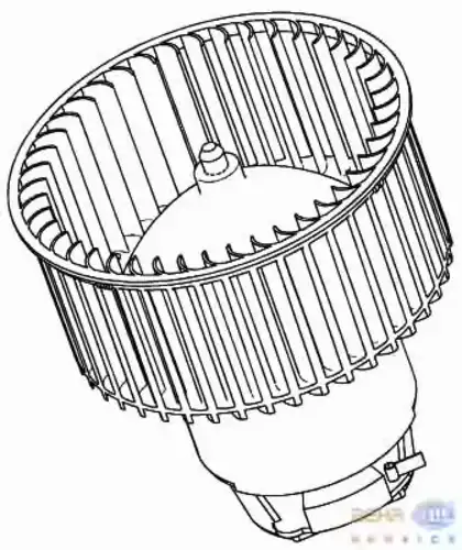 мотор печки MB 8EW 351 040-291 HELLA