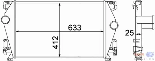 Интеркулер HELLA 8ML 376 776-061
