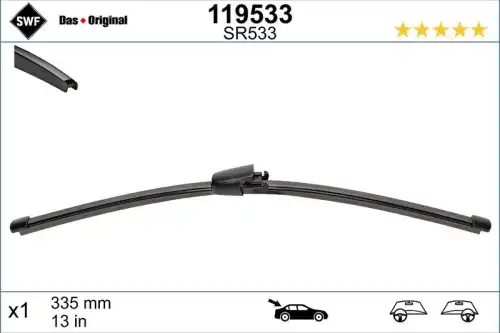 Щетка стеклоочистителя 119533 VALEO