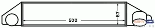 Интеркулер HELLA 8ML 376 776-111