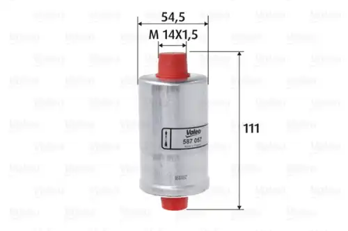 Топливный фильтр VALEO 587057