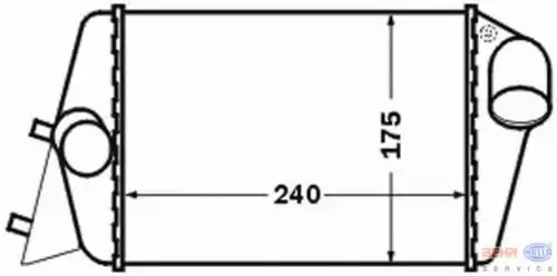 Интеркулер HELLA 8ML 376 776-281