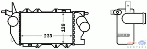 Интеркулер HELLA 8ML 376 776-431