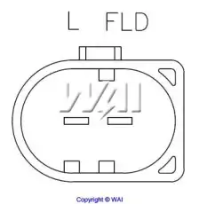 Регулятор генератора IB5225HD WAI