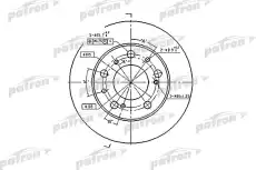 Тормозной диск PATRON PBD1118