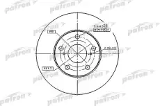 Тормозной диск PATRON PBD1431