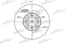 Тормозной диск PATRON PBD1998 ,