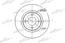 Тормозной диск PATRON PBD2601